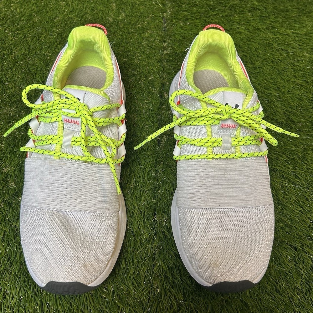 Under Armour‎ Breathe Lace Womens Running Shoes White Neon Yellow 3022584-103 9